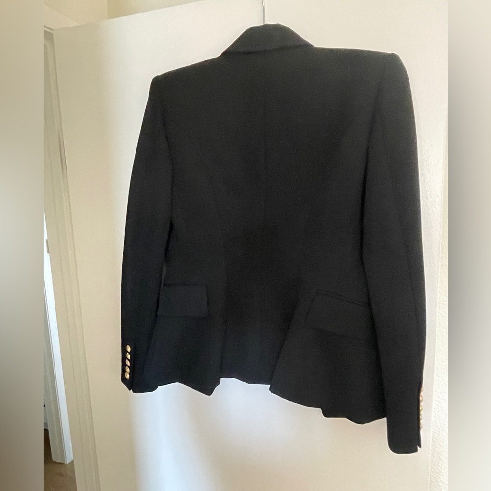 Balmain Black Blazer with Gold Buttons / 38 m - Picture 10 of 14